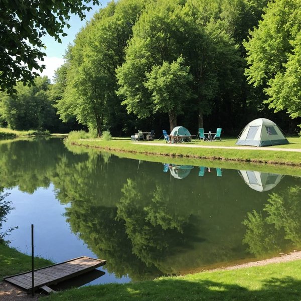Camping avec Étang de Pêche en France: Vivez l'Expérience Idéale en Pleine Nature en Famille!